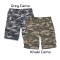 Rugged Cargo Camo Shorts - 2 Colours