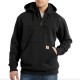 Heavy Weight Quarter-Zip Water Repellent Sweatshirt - Black