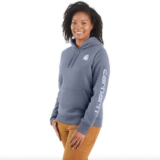 Clarksburg Pullover Logo Hoodie - Wisteria Heather