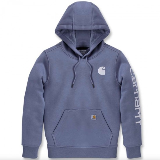 Clarksburg Pullover Logo Hoodie - Wisteria Heather