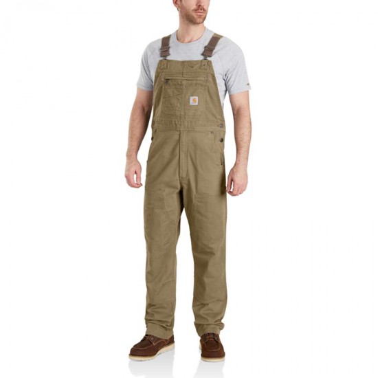 Carhartt Rugged Flex Rigby Bib Overall (102987) - Dark Khaki