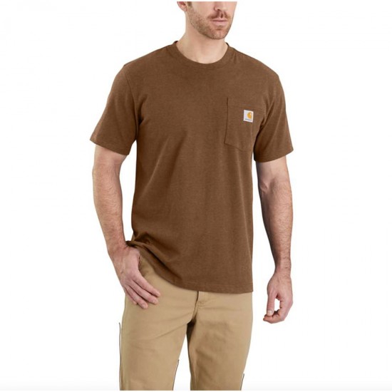 Pocket K87 T-Shirt - Oiled Walnut Heather