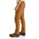 Straight Fit Stretch Duck Dungaree - Carhartt Brown