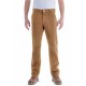 Straight Fit Stretch Duck Dungaree - Carhartt Brown