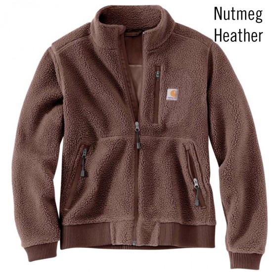 Sherpa Fleece Jacket - XSmall, Nutmeg Heather