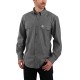 Loose Fit Midweight Chambray Long Sleeve Shirt