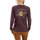 Rosie Graphic Long Sleeve Pocket T-Shirt - x small