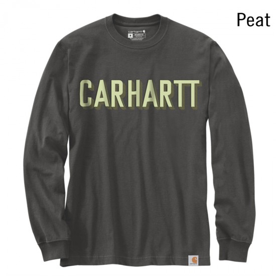 Carhartt Workwear Logo Long Sleeve T-Shirt