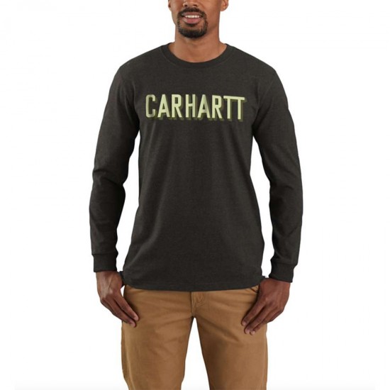 Carhartt Workwear Logo Long Sleeve T-Shirt - 2 Colours