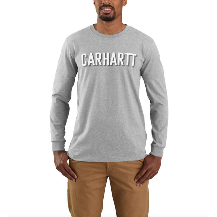 Carhartt Workwear Logo Long Sleeve T Shirt 104891