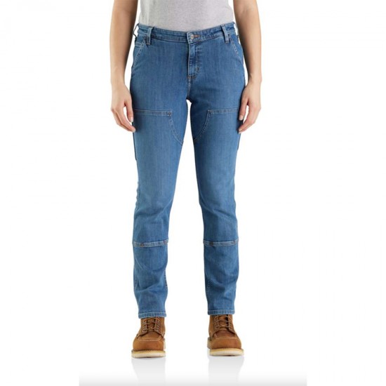 Relaxed Fit Double Front Jeans