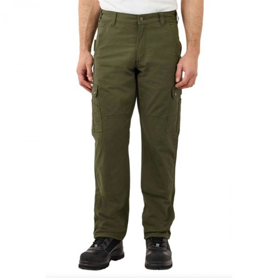 Men Winter Pants Military Trousers 6 Pockets Fleece Warm Cargo Pants Work