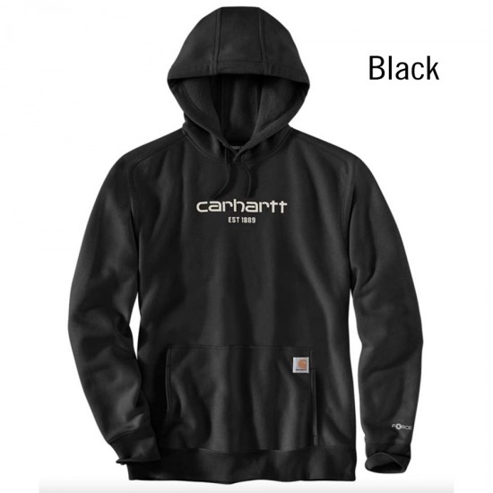 Carhartt Women's Rain Defender Relaxed Fit Midweight Graphic Sweatshirt,  Black, X-Small at  Women's Clothing store