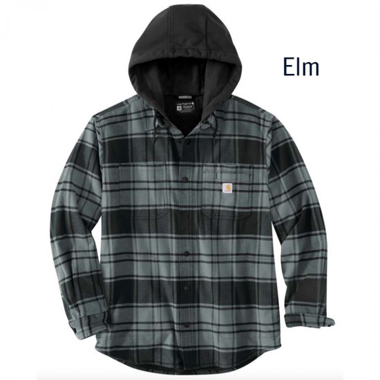 Hooded Fleece Lined Shirt Jacket - 3 Colours