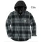 Hooded Fleece Lined Shirt Jacket - 3 Colours