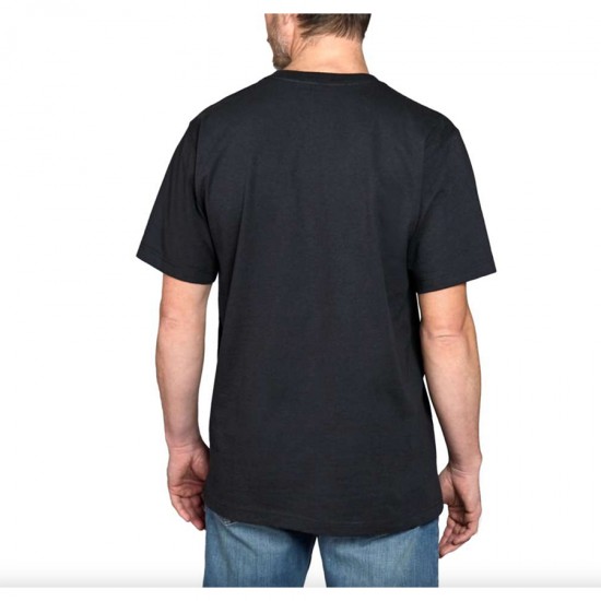 Heavyweight Script Graphic T-Shirt - Black, Small