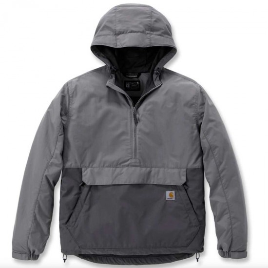 Lightweight Packable Anorak - Steel/Gravel