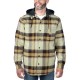 Flannel Fleece Lined Hooded Shirt Jacket - 3 Colours