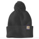 Knitted Pom-Pom Beanie Hat - 2 colours