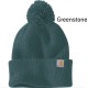 Knitted Pom-Pom Beanie Hat - 3 colours