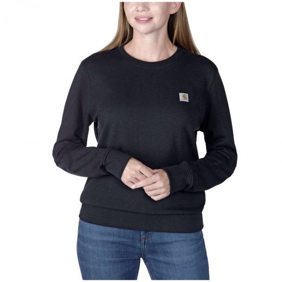 Relaxed Fit Women's Sweatshirt - Black