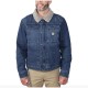 Denim Sherpa Lined Relaxed Fit Jacket