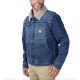 Denim Sherpa Lined Relaxed Fit Jacket