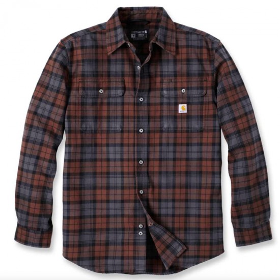 Heavy Weight Plaid Flannel Shirt - Mocha