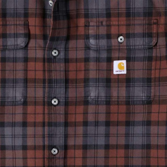 Heavy Weight Plaid Flannel Shirt - Mocha