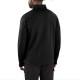 Half-Zip Long Sleeve T-Shirt - Black