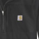 Half-Zip Long Sleeve T-Shirt - Black