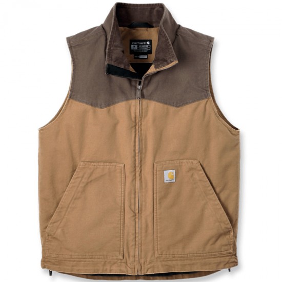 Montana Rugged Flex Insulated Vest - Carhartt Brown/Coffee