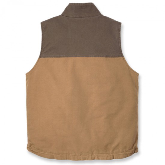 Montana Rugged Flex Insulated Vest - Carhartt Brown/Coffee