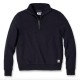 Lightweight Quarter Zip Tencel Sweatshirt - Black