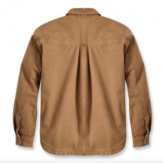 Relaxed Fit Heavyweight Duck Overshirt - Carhartt Brown