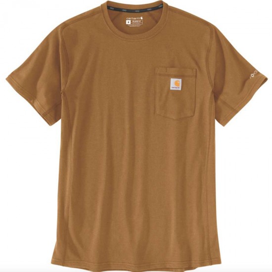 Force Midweight Pocket T-Shirt - Carhartt Brown