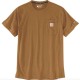 Force Midweight Pocket T-Shirt - Carhartt Brown Force Midweight Pocket T-Shirt - Carhartt Brown
