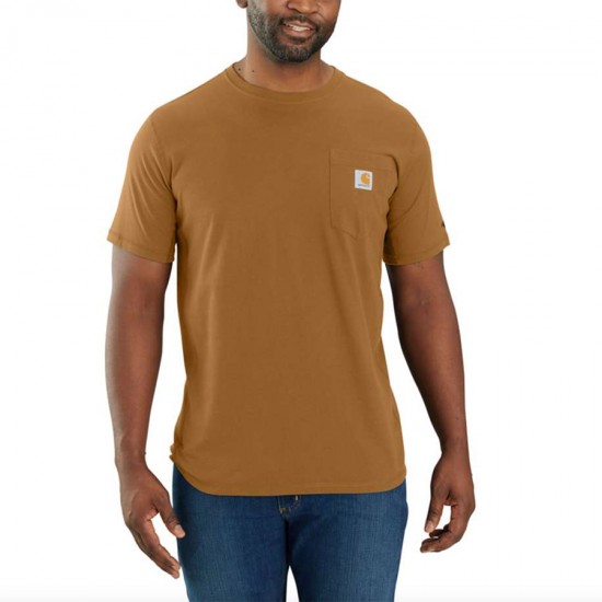 Force Midweight Pocket T-Shirt - Carhartt Brown