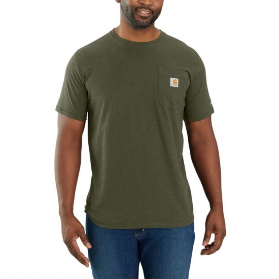 Force Midweight Pocket T-Shirt - Basil Heather