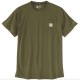 Force Midweight Pocket T-Shirt - Dark Bronzed Green Force Midweight Pocket T-Shirt - Dark Bronzed Green