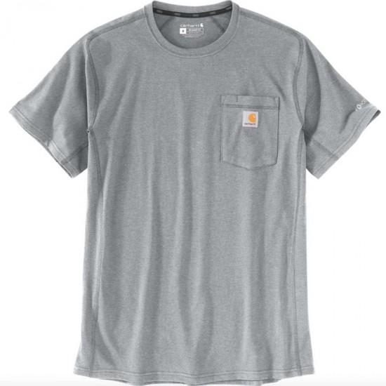 Force Midweight Pocket T-Shirt - Heather Grey