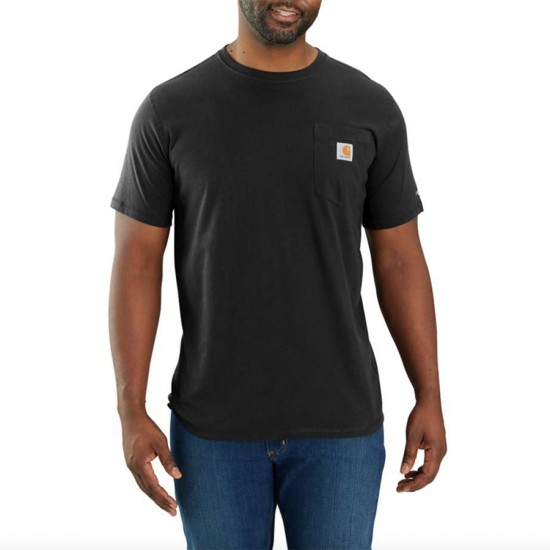Force Midweight Pocket T-Shirt - Black