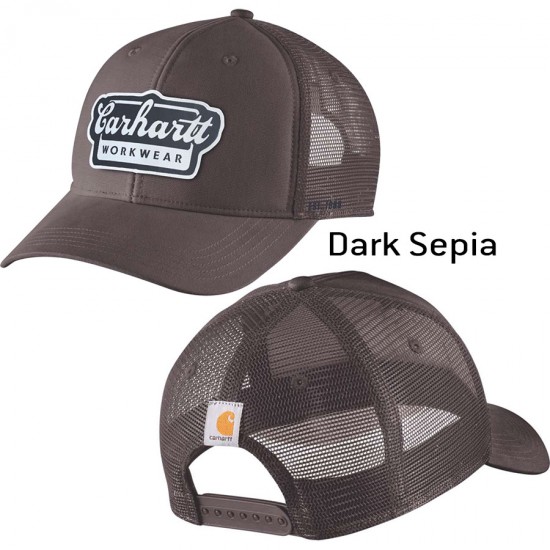 Script Patch, Mesh Back Cap - 2 Colours