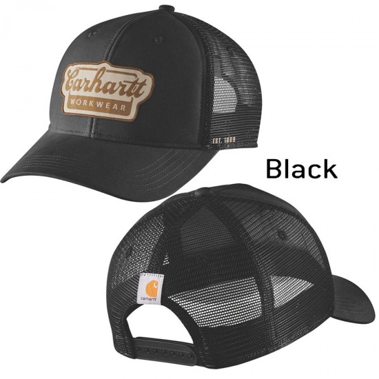 Script Patch, Mesh Back Cap - 2 Colours