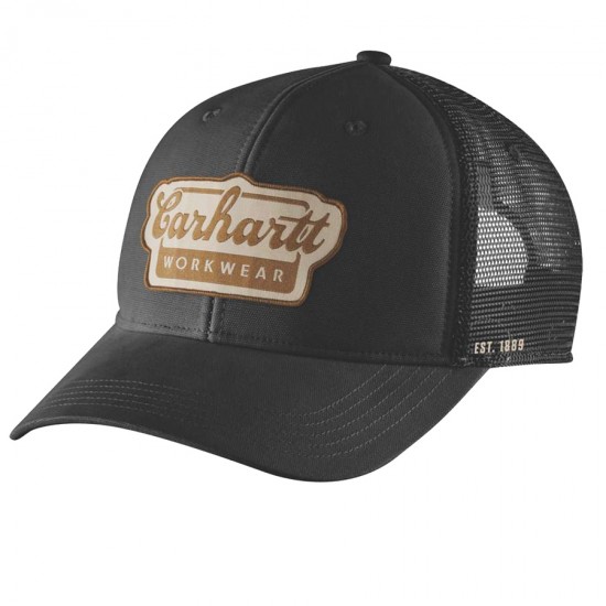 Script Patch, Mesh Back Cap - 2 Colours