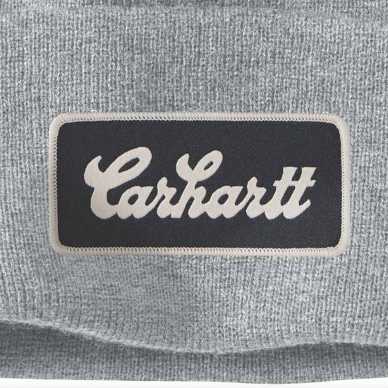 Script Patch Beanie Hat - 2 Colours