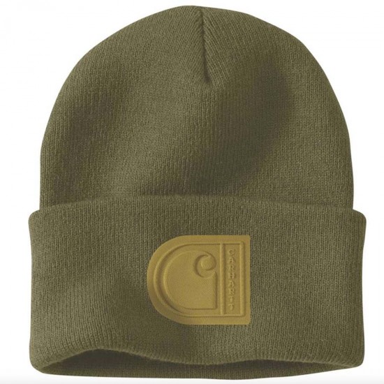 Patch Beanie Hat - 2 Colours