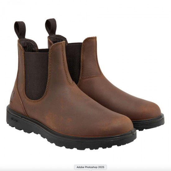 Greenfields Rugged Flex Leather 02 Occupational Chelsea Boot