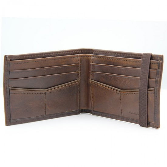 Milled Leather Front Pocket Wallet