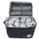 12 Can Two Compartment Large Lunch Cooler